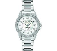 Ladies Bulova Marine Silver Star Watch 96R232