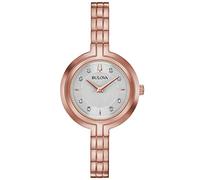 Bulova Women's Analogue Quartz Watch with Stainless Steel Strap 97P145