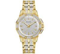 Bulova Ladies octava Crystal Two Tone Watch 98L302