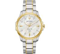 Bulova Women's Analogue Quartz Watch with Stainless Steel Strap 98P227