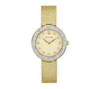 Bulova Women's Quartz Watch Champagne Gold 98L321