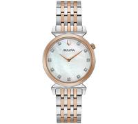 Bulova Women's Watch Diamonds Regatta Lady White Mother of Pearl 98P192