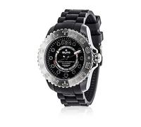 Bultaco BLPB45A-CB2_ Men's Analogue Automatic Watch with Rubber Strap, Black, 45MM, Stripes