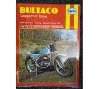 Bultaco Competition Bikes Owner's Workshop Manual (Motorcycle Manuals) by Clew, Jeff published by J H Haynes & Co Ltd (1976)