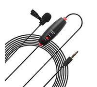 Bulufree LYM-DM1 Mini Omnidirectional Condenser Microphone Condenser Microphone Professional Video Microphone with 6m Audio Cable for Canon Nikon Sony DSLR Camcorder for Phone