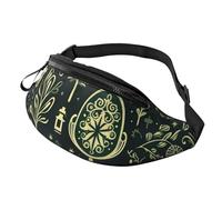 Bum Bag Fashion Waist Pack Bumbag for Women Men Lightweight Fanny Pack Waist Bag for Dog Run Travel, Two Animals, One Size