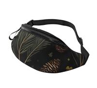 Bum Bag Fashion Waist Pack Bumbag for Women Men Lightweight Fanny Pack Waist Bag for Dog Run Travel, Two Mushrooms, One Size