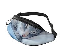 Bum Bag Fashion Waist Pack Bumbag for Women Men Lightweight Fanny Pack Waist Bag for Dog Run Travel, Two Animals, One Size