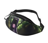 Bum Bag Fashion Waist Pack Bumbag for Women Men Lightweight Fanny Pack Waist Bag for Dog Run Travel, Playful Plants, One Size