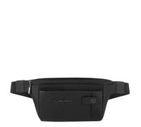 Bum bag in fabric and leather- male- Piquadro- Bum Bags- Black- ONE SIZE- Bags ONE SIZE