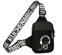 Bum Bag, Mini Handbag with Adjustable Strap, Lightweight Chest Bag for School and Leisure, Belt Bag with Multiple Compartments, Durable for On the Go