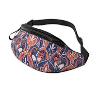 Bum Bag Retro Pai-Sley Style, Waist Bag Unisex Belt Bag Elegant Running Waist Pack for Dog Walking Running Cycling