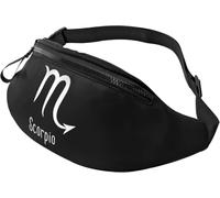 Bum Bag Scorpio Sign Fashion Belt Bag Pouch Foldable Travel Pack For Running Teens Cycling 14X35Cm