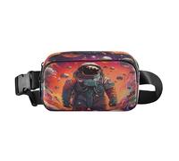 Bum Bag Waist Fanny Pack for Men Women Astronaut Planets Cool Belt Bag Bumbag for Dog Walking Running Cycling Hiking Travel Workout with Adjustable Strap