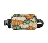 Bum Bag Waist Fanny Pack for Men Women Orange Green Punpkin Belt Bag Bumbag for Dog Walking Running Cycling Hiking Travel Workout with Adjustable Strap