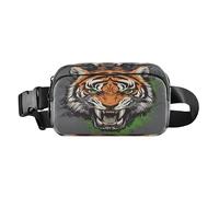 Bum Bag Waist Fanny Pack for Men Women Roaring Tiger Belt Bag Bumbag for Dog Walking Running Cycling Hiking Travel Workout with Adjustable Strap