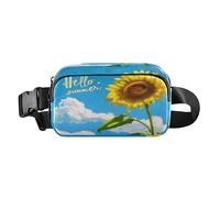 Bum Bag Waist Fanny Pack for Men Women Summer Sunflower Belt Bag Bumbag for Dog Walking Running Cycling Hiking Travel Workout with Adjustable Strap
