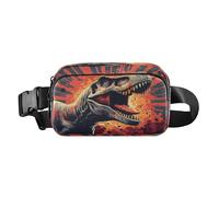 Bum Bag Waist Fanny Pack for Men Women T-rex Portrait Belt Bag Bumbag for Dog Walking Running Cycling Hiking Travel Workout with Adjustable Strap