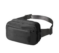 Bum Bag Women's Belt Bag Men Fashion Sports Waist Bags Small Shoulder Bag Women Chest Bag Canvas Crossbody Bag with Adjustable Strap, black, Standard, Fashion