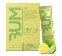 Bum Hydrate - Electrolyte Supplement Hydration Drink Mix (20 Individual Packs) (Lemon Lime)