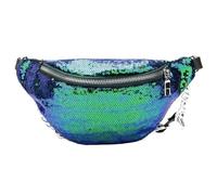 Bumbag for Women Women Sequin Fanny Pack Fashion Female Waist Bag Chest Pouch Shoulder Bag Glitter Bum Belts Bags Waist Packs(Green)