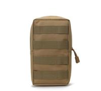 Bumbag Outdoor Tactical Pouch Oxford EDC Tool Pack Zipper Waist Accessories Durable Belt Camo Bag for Hunting Hiking Sports(TAN)