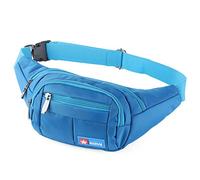 Bumbags and Fanny Packs for Running Hiking Waist Bag Outdoor Sport Hiking Waistpack for Men Women (Blue)