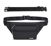 Bumbags Waist Fanny Pack for Women Ladies Men Waterproof Unisex Bum Bag with 30cm Extended Belt and Headphone Jack for Dog Walking Running Traveling Cycling Hiking Outdoor Sport