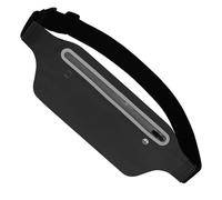 Bumbags Waist Pack, Black Bumbags, Blocking Waist Pack for Passport, with a Waist of 68-105cm, for Travel, Sport, Running, Black