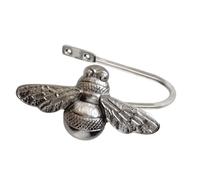 Bumble Bee antique silver holdback for curtains