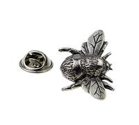 Bumble Bee English Pewter Lapel Pin Badge with gift box