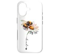 Bumble Bee Flower Cute Bee Daisy Honeycomb Be Kind Bee Boho Case for iPhone 17