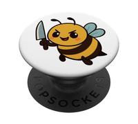 Bumble Bee Knife Maniac PopSockets Adhesive PopGrip
