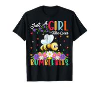 Bumble Bee Lover Just A Girl Who Loves Bumble Bees T-Shirt