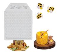 Bumble Bee Silicone Mold, Honeycomb BeesChocolate Silicone Beehive Fondant Beehive Baking Candy Mold for Cupcake Cake Decorating Sugar Chocolate Candy Baking