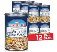 Bumble Bee Snow's Italian Style White Clam Sauce, 15 Ounce Can (Pack of 12)