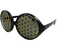 Bumble Bee Sunglasses Bug Eye Glasses (Yellow)