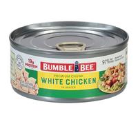 Bumble Bee White Chicken Breast with Rib Meat in Water, 5 oz | Premium Canned Chicken, 19g Protein per Can, Gluten Free, Keto & GLP-1 Friendly, Ready to Eat