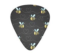Bumble Bees Advanced guitar pick 12 pieces Three thicknesses for bass, electric guitar, acoustic guitar bag
