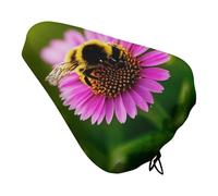 Bumble Bees Bike Seat Rain Cover Waterproof Dustproof Bikes Saddle Cushion Soft Bicycle Seat Pad Covers with Drawstring for Men Women