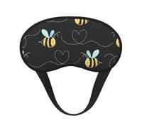Bumble Bees Sleeping Mask for Adults Blackout, Comfortable Eye Mask Blocking Light for Travel, Yoga