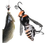 Bumble Lures - Realistic And Reusable With Hook - Fly Fishing Lures - Suitable for Perch, Trout and Sea Bass in lakes, rivers, reservoirs, waters and the and the river