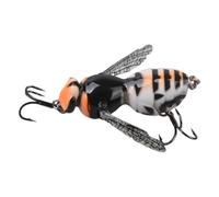 Bumble Lures,Reusable Realistic and Hook | Wasp Walking Lures - Suitable for Rivers, Reservoirs, Coastal Areas and Waterfront, for Black Perch, Trout and Bar