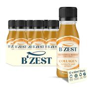 Bumble Zest Refresh & Regen: Ginger, Turmeric & Collagen Daily Health Shot, Refreshing Shot with a Zesty Kick, 5g Protein (12 x 60ml)