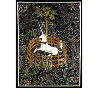 Bumblebeaver PAINTING MEDIEVAL TAPESTRY UNKNOWN HUNT UNICORN CAPTIVITY POSTER PRINT