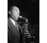 Bumblebeaver VINTAGE PHOTO CHARLIE PARKER JAZZ MUSIC SAX LEGEND POSTER ART PRINT