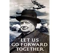 Bumblebeaver WAR CHURCHILL WINSTON MILITARY VICTORY UK BRITAIN WW2 POSTER 884PY