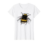 Bumblebee - Save The Bees - Honey Bee, Beekeeping Value Graphic T-Shirt, Women, White, L