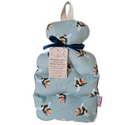 Bumblebee Wheat Bottle - Microwavable Heat Pack - English Wheat & Lavender, Hot & Cold Therapy - 100% Cotton - Made in England - The Wheat Bag Company