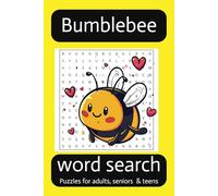 Bumblebee Word Search Puzzle Book: Word searches with Easy to read print about Bumblebees, Worker Bees, Queen Bees | 6x9, 110 pages| 50+ word ... gift for traveling, vacations and relaxation